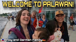 From Manila to Palawan with my german family Goodbye ManilaLeaving just in time to avoid the flood [upl. by Anna-Diane154]