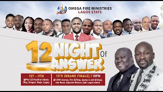 12 Nights of Answers DAY 2 With Rev Dr Fidelis Ayemoba  2nd Jan 2024 [upl. by Keyte]