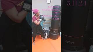 Kickboxing Sessions Bellicose MMA selfdefense class 51124 getyourlife vlog kickboxing fit [upl. by Ehrlich]