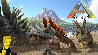 KENTROSAURUS KIBBLE TAME MOBILE SPIKE WALL ARK Survival Evolved [upl. by Ydoj]