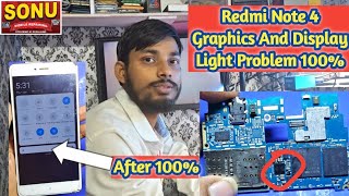 Redmi Note 4 Graphics IC And Display Light Problem 100 Solution Mi Note 4 No Display Graphics Solve [upl. by Shanahan]