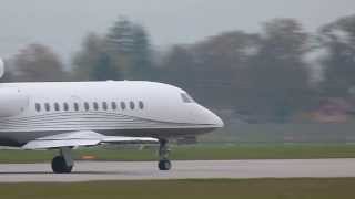 HD Private Dassault Falcon 900EX take off at GenevaGVALSGG [upl. by Toh]