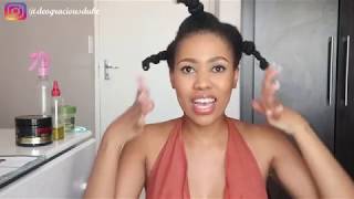 How to stretch your natural hair overnight NO TWISTING OR PLAITING [upl. by Nagaet807]