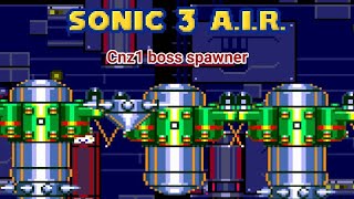 Sonic 3 air Cnz1 boss spawner [upl. by Ahsema]