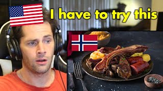 American Reacts to Norwegian Foods [upl. by Princess]