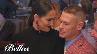 Cena acts suspiciously quiet around The Bella Family during a baby party Total Bellas June 24 2018 [upl. by Good]