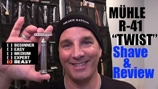 Mühle R41 quotTWISTquot Safety Razor Review and Shave [upl. by Lasorella725]