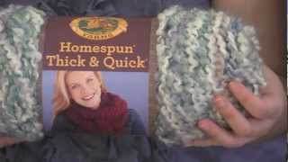 Get to Know Homespun Thick amp Quick Yarn [upl. by Kyla85]