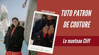 Coudre le Manteau Cliff ⚓  Tuto Couture Pas à Pas [upl. by Maren]