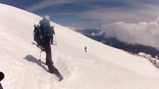 Mt St Helens Ski Descent [upl. by Nallid]