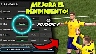 ✅¿CÓMO QUITAR el LAG y HACER FLUIDO el FC MOBILE 24 PRUEBA ESTO💪 [upl. by Cam]