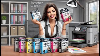 🖨️ LC401XL LC401 Ink Cartridges Compatible for Brother LC401  Best Brother lc401xl Ink Cartridges🖋️ [upl. by Weinberg]