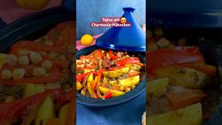 Tajine mit Hähnchen amp Gemüse mariniert in CharmoulaSoße  Nordafrikanisches Rezept 🇲🇦🇩🇿🇹🇳🇱🇾 [upl. by Refennej]