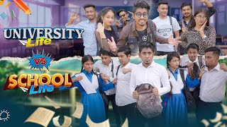 স্কুল লাইফ VS ইউনিভার্সিটি লাইফ  School Life VS University Life  Bangla Funny Video  Zan Zamin [upl. by Berck]