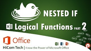 Must Learn Excel Logical Function Part 2  Nested IF  Prabas MS Office [upl. by Si]