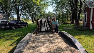 Setting Up Orion Hunting Blind  Michigans Best Hunting Blind  Deer Camp [upl. by Anitrebla]