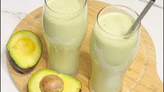 Easy Avocado Smoothie  Avocado Banana Smoothie Recipe  Smoothie Recipe [upl. by Larrej]