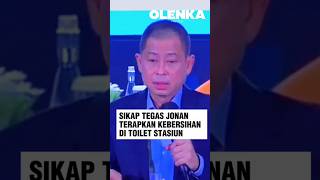 Sikap Tegas Jonan Terapkan Kebersihan di Toilet Stasiun ignasiusjonan toilet keretaapi kai [upl. by Hpesoj]