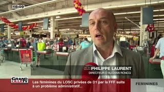 Visite du magasin Auchan de Roncq [upl. by Boudreaux]