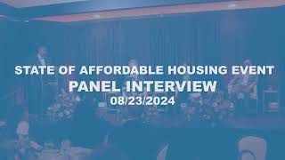 State of Affordable Housing 2024  Panel Interview [upl. by Suoiradal]