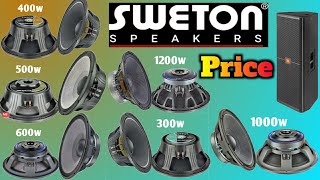 Sweton Speakers price  Sweton 15 inch speakers pricelist  15 inch 500  1200watt speaker price [upl. by Torrin]