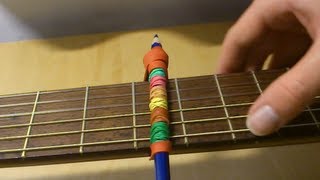 Kapodaster für Gitarre selber bauen  Anleitung [upl. by Ailecara484]