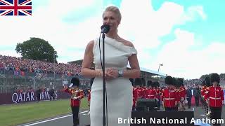 F1 Silverstone 2024  British National Anthem Performed By Hannah Waddingham  God Save The King [upl. by Cassilda]