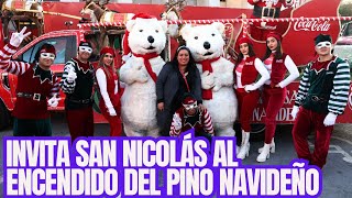 Invita San Nicolás al encendido del Pino navideño [upl. by Eseneg]