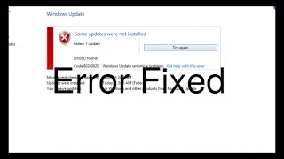 Error 80240020 Windows 10 Upgrade Error Fix Failed to Update [upl. by Gothard]