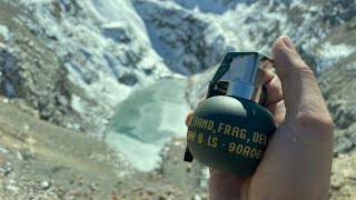 Throwing a Grenade in a Frozen Lake [upl. by Urson]