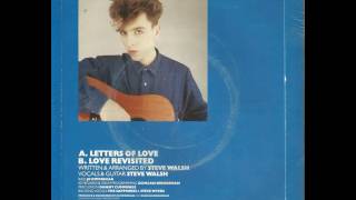 Steve Walsh  Letters Of Love Extended Version 1983 New Wave [upl. by Leahcym]