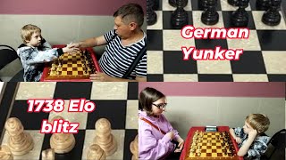 German Yunker Tweedledum 1738  Blitz x2  Yunker Chess amp CO [upl. by Enirehtakyram]