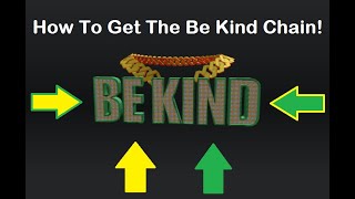 How To Get The Be Kind Chain UGC  Google Be Internet Awesome World  Roblox [upl. by Ecniuq]