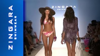 ZINGARA Swimwear 2012  Miami Fashion Week  Full Fashion Runway Bikini Swimsuit Show  EXCLUSIVE [upl. by Ardnohs341]