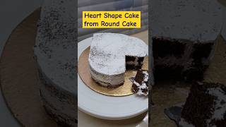 Before Designing The CakeI Cut It amp Ate It🤭😋❤️From Round Cake To Heart Shape Cake Cutting Tutorial [upl. by Micah379]