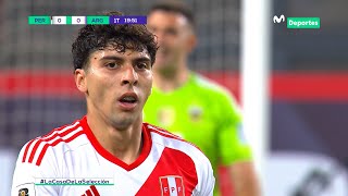 PERÚ vs ARGENTINA Las mejores jugadas de FRANCO ZANELATTO en su DEBUT con la SELECCIÓN PERUANA 🇵🇪 [upl. by Merras]