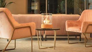 How To Install Dancing Flames  Bioethanol Tabletop Fire by Planika UK [upl. by Dnalyaw]