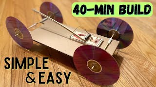 How To Make A Mouse Trap Car Simple and Easy [upl. by Yrtsed]