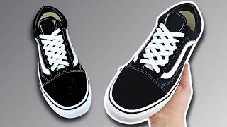 HOW TO DIAMOND LACE VANS OLD SKOOLS EASY Way [upl. by Alamat393]