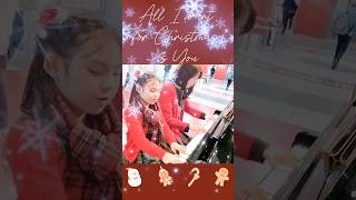 All I want for Christmas is You 「恋人たちのクリスマス」 マライアキャリー piano クリスマス音楽 クリスマスソング christmas [upl. by Darya]