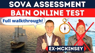 Bain Online Test How to master the Sova Assessment Bain  Deloitte  KPMG amp Others [upl. by Imugem128]