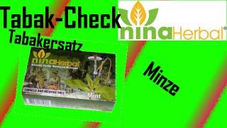 Nina Herbal Tabakersatz Minze im Test Teil 3 [upl. by Bonaparte]