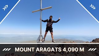 The Highest Mountain in Armenia  Mt Aragats 4090m [upl. by Amsa]