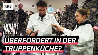 Kochen für die Schweizer Armee – Ist das die härteste Funktion im Militär  Impact  SRF [upl. by Hiamerej]