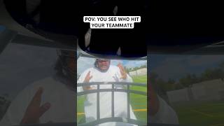 POV YOUR TEAMMATE GETS KNOCKED OUT 💀💥 football funny shorts [upl. by Arlette]