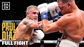 FULL FIGHT  Jake Paul vs Nate Diaz [upl. by Leakcim]