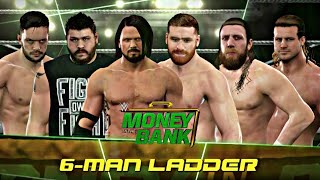 6Man Money in the Bank Ladder Match  WWE 2K17  Full Match Gameplay [upl. by Letnoj158]