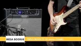 Banc dessai de lampli Mesa Boogie Triple Crown TC50 vidéo de La Boite Noire [upl. by Yrekcaz]