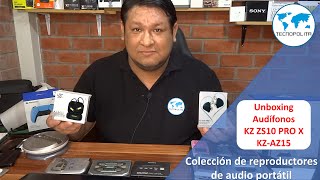 Evolución del audio portátil desde el Walkman Ipod hasta HiRes  Unboxing audífonos KZ ZS10 PRO X [upl. by Neeka457]