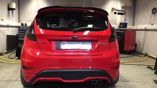 Ford Fiesta Ecoboost Stage 2 POPS AND BANGS [upl. by Wildee295]